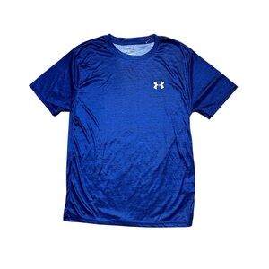 UNDER ARMOUR HEAT GEAR SHIRT  BLUE NEW MENS L